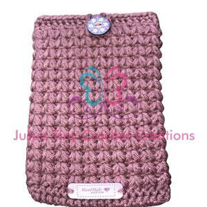 Handmade Crocheted Cover for Kindle Paperwhite E-Reader - Gift for Book Lovers